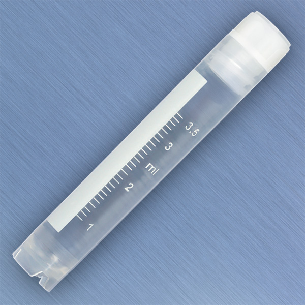 CryoCLEAR vials, 4.0mL, STERILE, Internal Threads, Attached 