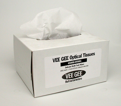 VEEGEE Refractometers Parts & Accessories VEE GEE Miscellaneous Optical Tissues 280 Sheets per Box for All Refractometers 45000-OT001