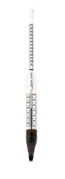 VEEGEE Hydrometers API (Range 29 to 41deg) w/ Thermometer Spirit Bellwether 6608-4TS