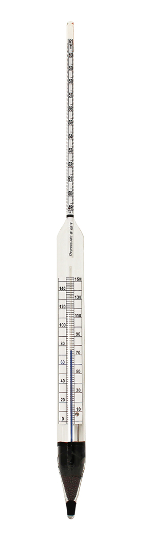 VEEGEE Hydrometers Balling (0 to 8.5 Plato) w/ Thermometer Spirit (0 to 50degC) 6614TS-5
