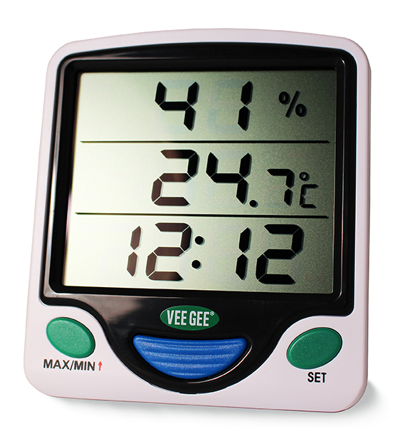 VEEGEE Min/Max Digital Thermometer 0-50C/32-122F 84004