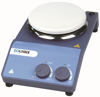 SCILOGEX MS-H-S Circular Analog Magnetic Hotplate Stirrer s/steel plate 110V/60Hz 