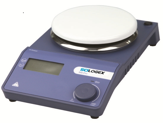 SCILOGEX MS-Pro Circular Digital Magnetic Stirrer s/steel plate 110V/60Hz. Discontinuing - Stocks limited 
