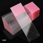 Microscope Slides, Diamond White Glass, 25 x 75mm, Charged, 90� Ground Edges, Pink Frosted, 72/Box, 20 Boxes/Case (10 Gross)