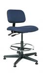 Bevco 4000 Series Westmound Upholstered Fabric Chair, Articulating Seat & Back Tilt, 5-Star Black Nylon Base, 18 #4501-F