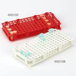Rack, Snap Together, for 1.5mL and 2.0mL Microcentrifuge Tubes, Reinforced PP, 128-Place, Blue 456315B