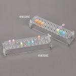 Rack for 1.5mL and 2.0mL Microcentrifuge Tubes, Stackable, Polycarbonate (PC), 24-Place, Blue 456335B