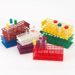 Wireless Tube Rack, 20mm, Full Size: 40-Place, Nylon, Blue 456640B