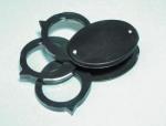 LARGE TRIPLE FOLDING MAGNIFIER, TRIPLE, 15X Model #MPT038