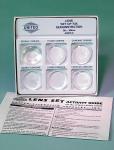 DEMONSTRATION LENS SET, ACRYLIC, 75MM, SET OF 6, MLS-LSTA75