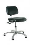 Bevco 5000 Series Doral Upholstered Chair, Manual Back Adj.,  5-Star Polished Aluminum Base, Mushroom Glides #5050
