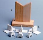 MIRROR SUPPORT, WOODEN, EACH Model #MSW001