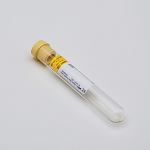 Vacutainer Tube, Glass, 16 x 100mm, 8.5mL Draw, Conventional Yellow Closure, Paper Label, Acid Citric Dextrose (ACD) Solution A: consists of Trisodium Citrate 22.0g/L, Citric Acid 8.0g/L, and Dextrose 24.5g/L, 100/Pack, MLS-364606