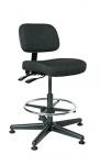 Bevco 5000 Series Doral Upholstered Chair, Manual Back Adj., 5-Star Polished Aluminum Base, 18 #5350