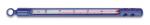 VEEGEE Armored Glass Thermometer Glass Armored  6 Inch Spirit Filled Blue Plastic Armor Case 25 to 125degF 84125