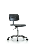 Core Polyurethane Chair Chrome - Desk Height with Casters BPDHCH-CR-CC