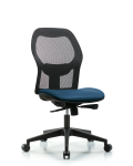 Executive Windova Mesh Back Chair with Marine Blue Supernova Seat and Casters EXE-VMDHCH-RG-H0-A0-RC-8801