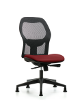 Executive Windova Mesh Back Chair with Borscht Supernova Seat and Stationary Glides EXE-VMDHCH-RG-H0-A0-RG-8815