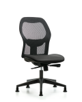 Executive Windova Mesh Back Chair with Carbon Supernova Seat and Stationary Glides EXE-VMDHCH-RG-H0-A0-RG-8823