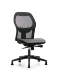 Executive Windova Mesh Back Chair with Sterling Supernova Seat and Stationary Glides EXE-VMDHCH-RG-H0-A0-RG-8840