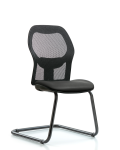 Executive Windova Mesh Back Guest Chair with Carbon Supernova Seat GEXE-VMDHCH-RG-H0-A0-RG-8823