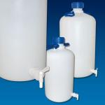 Carboys, with Spigot, Heavy Duty, 25 Liter, HDPE, Spigot Included