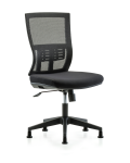 Modern Oxford Mesh Back Chair with Stationary Glides MOD-MDHCH-RG-C1-A0-RG