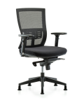 Modern Oxford Mesh Back Chair with Knee-Bend Control, 3D Adjustable Arms, & Stationary Glides MOD-MDHCH-RG-C2-A2-RG