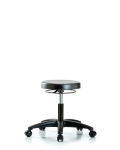 Polyurethane Stool - Desk Height with Casters PDHSO-RG-RC