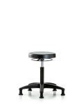 Polyurethane Stool - Medium Bench Height with Stationary Glides PMBSO-RG-NF-RG