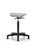 Polyurethane Tractor Sit-Stand in Gray Polyurethane PTHBST-RG-NF-RG-GRY