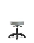Vinyl Mini-Stool - Desk Height with Casters in Dove Trailblazer Vinyl VDHMS-RG-RC-8567