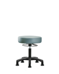 Vinyl Mini-Stool - Desk Height with Stationary Glides in Storm Supernova Vinyl VDHMS-RG-RG-8822