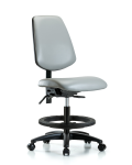 Vinyl Chair - Medium Bench Height with Medium Back VMBCH-MB-RG-T0-A0-BF-RC-8567
