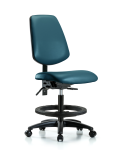 Vinyl Chair - Medium Bench Height with Medium Back VMBCH-MB-RG-T0-A0-BF-RC-8801