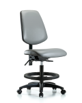 Vinyl Chair - Medium Bench Height with Medium Back VMBCH-MB-RG-T0-A0-BF-RC-8840