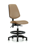 Vinyl Chair - Medium Bench Height with Medium Back VMBCH-MB-RG-T0-A0-BF-RG-8584