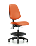 Vinyl Chair - Medium Bench Height with Medium Back VMBCH-MB-RG-T0-A0-BF-RG-8613