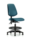 Vinyl Chair - Medium Bench Height with Medium Back VMBCH-MB-RG-T0-A0-BF-RG-8801