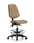 Vinyl Chair - Medium Bench Height with Medium Back VMBCH-MB-RG-T0-A0-CF-RC-8584