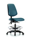 Vinyl Chair - Medium Bench Height with Medium Back VMBCH-MB-RG-T0-A0-CF-RC-8801