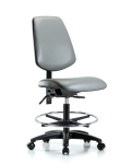 Vinyl Chair - Medium Bench Height with Medium Back VMBCH-MB-RG-T0-A0-CF-RC-8840