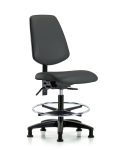 Vinyl Chair - Medium Bench Height with Medium Back VMBCH-MB-RG-T0-A0-CF-RG-8605