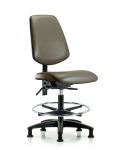 Vinyl Chair - Medium Bench Height with Medium Back VMBCH-MB-RG-T0-A0-CF-RG-8809