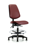 Vinyl Chair - Medium Bench Height with Medium Back VMBCH-MB-RG-T0-A0-CF-RG-8815