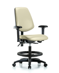 Vinyl Chair - Medium Bench Height with Medium Back VMBCH-MB-RG-T0-A1-BF-RC-8501