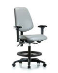 Vinyl Chair - Medium Bench Height with Medium Back VMBCH-MB-RG-T0-A1-BF-RC-8567