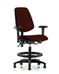 Vinyl Chair - Medium Bench Height with Medium Back VMBCH-MB-RG-T0-A1-BF-RG-8569