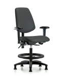 Vinyl Chair - Medium Bench Height with Medium Back VMBCH-MB-RG-T0-A1-BF-RG-8605