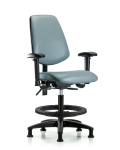 Vinyl Chair - Medium Bench Height with Medium Back VMBCH-MB-RG-T0-A1-BF-RG-8822